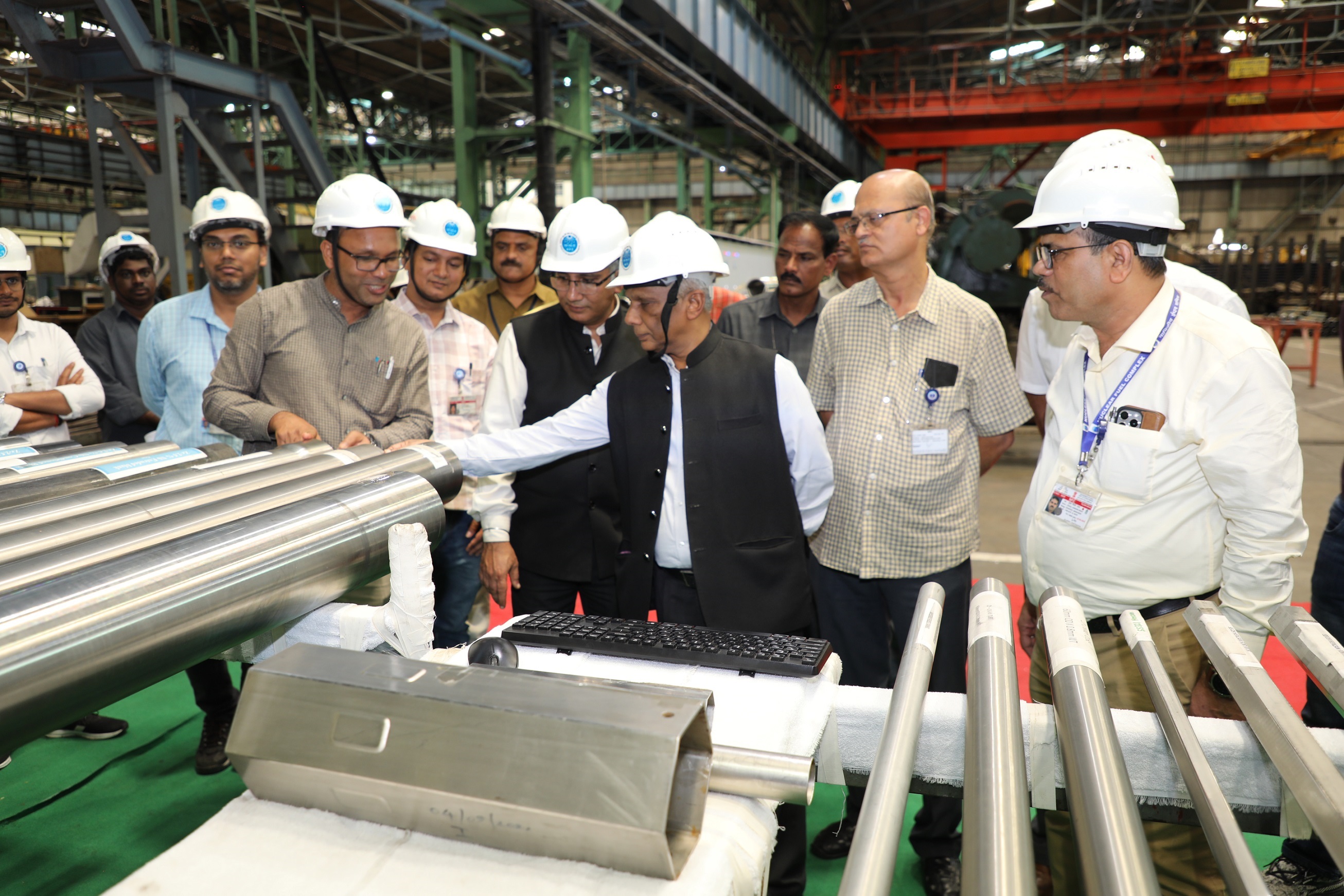 Visit of Dr. Ajit Kumar Mohanty, Chairman, AEC & Secretary, DAE to plants along with CE, NFC.
