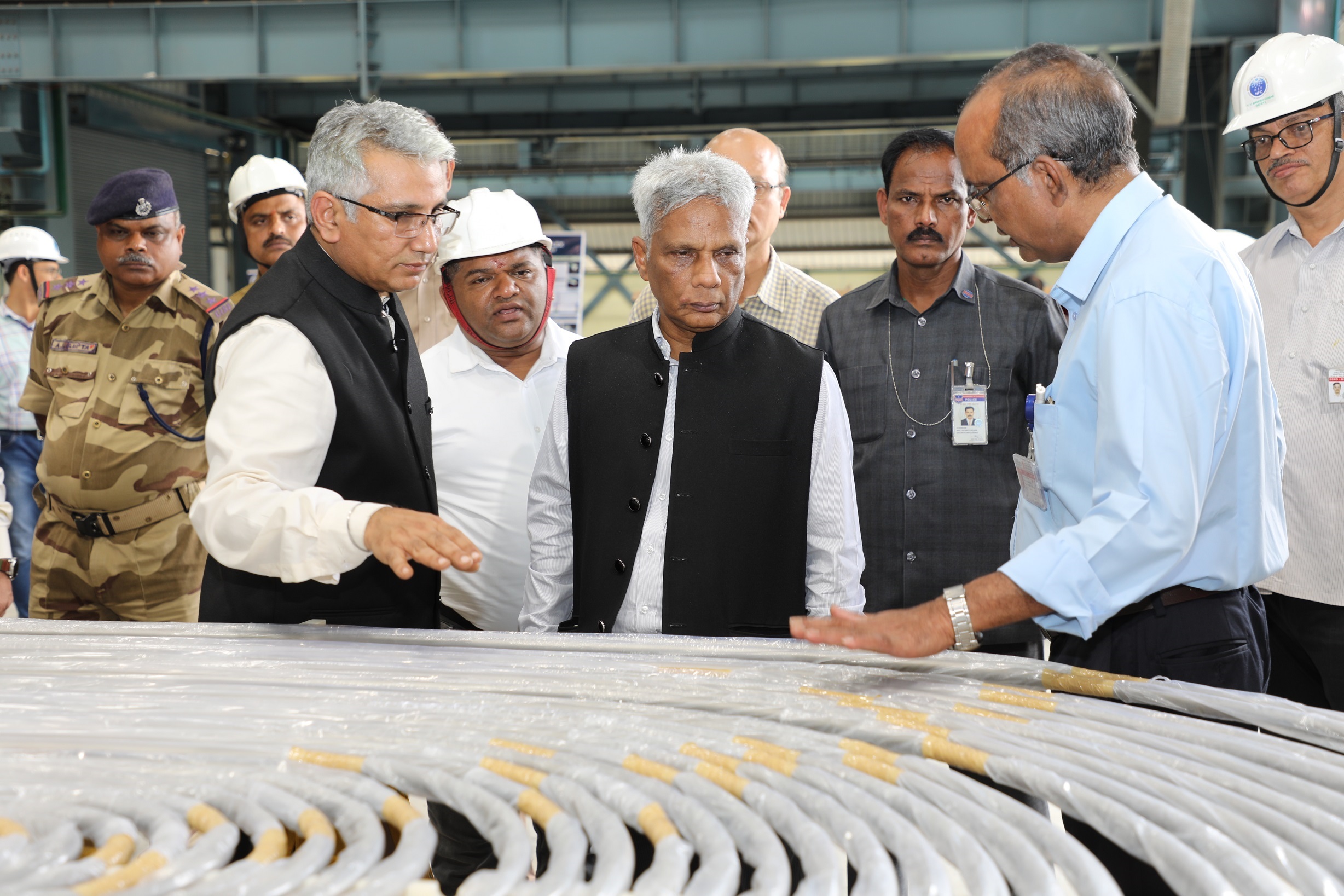 Visit of Dr. Ajit Kumar Mohanty, Chairman, AEC & Secretary, DAE to plants along with CE, NFC. 
