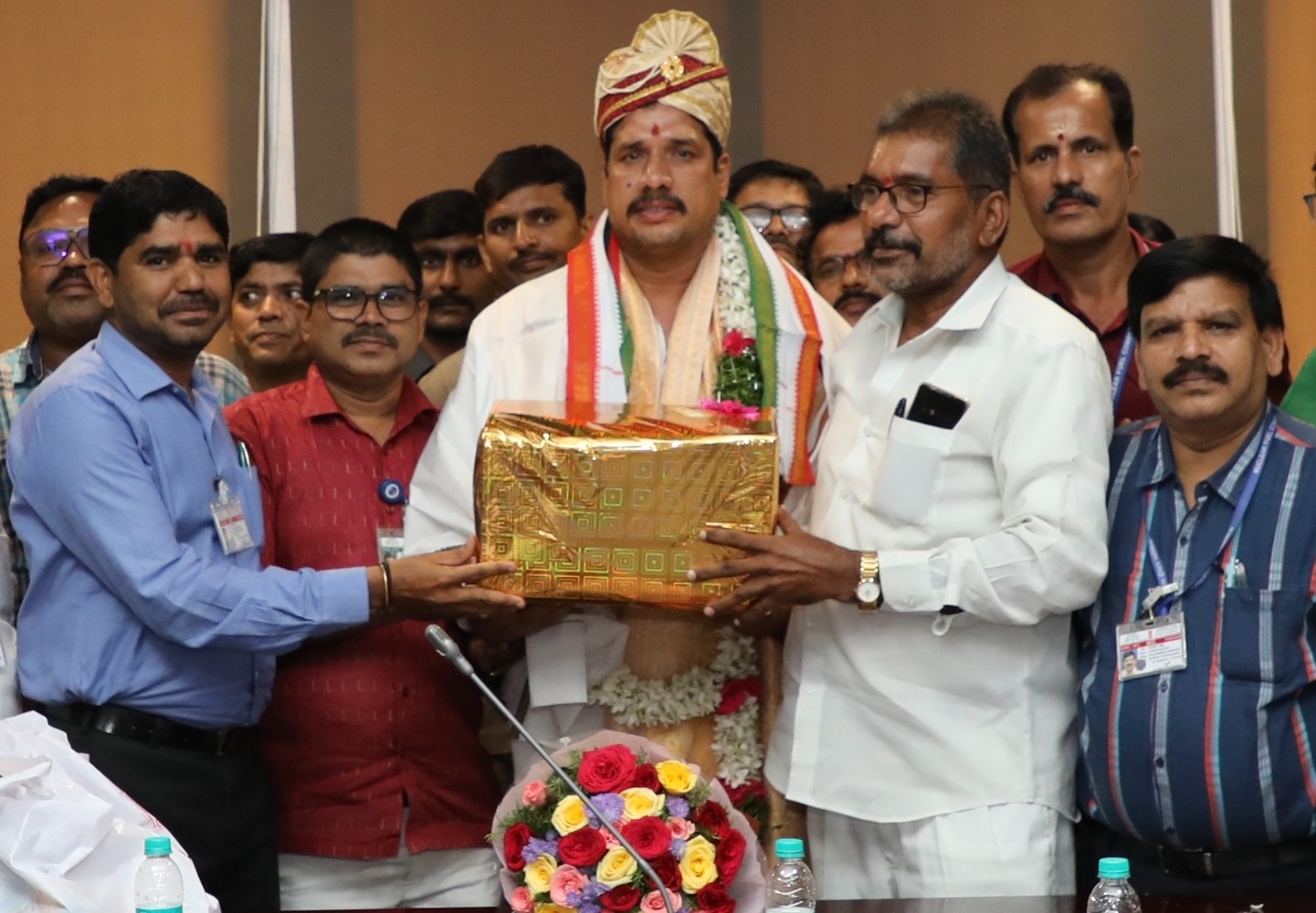  Felicitation of Shri Jatothu Hussain, Hon'ble Member, National Commission for ST.