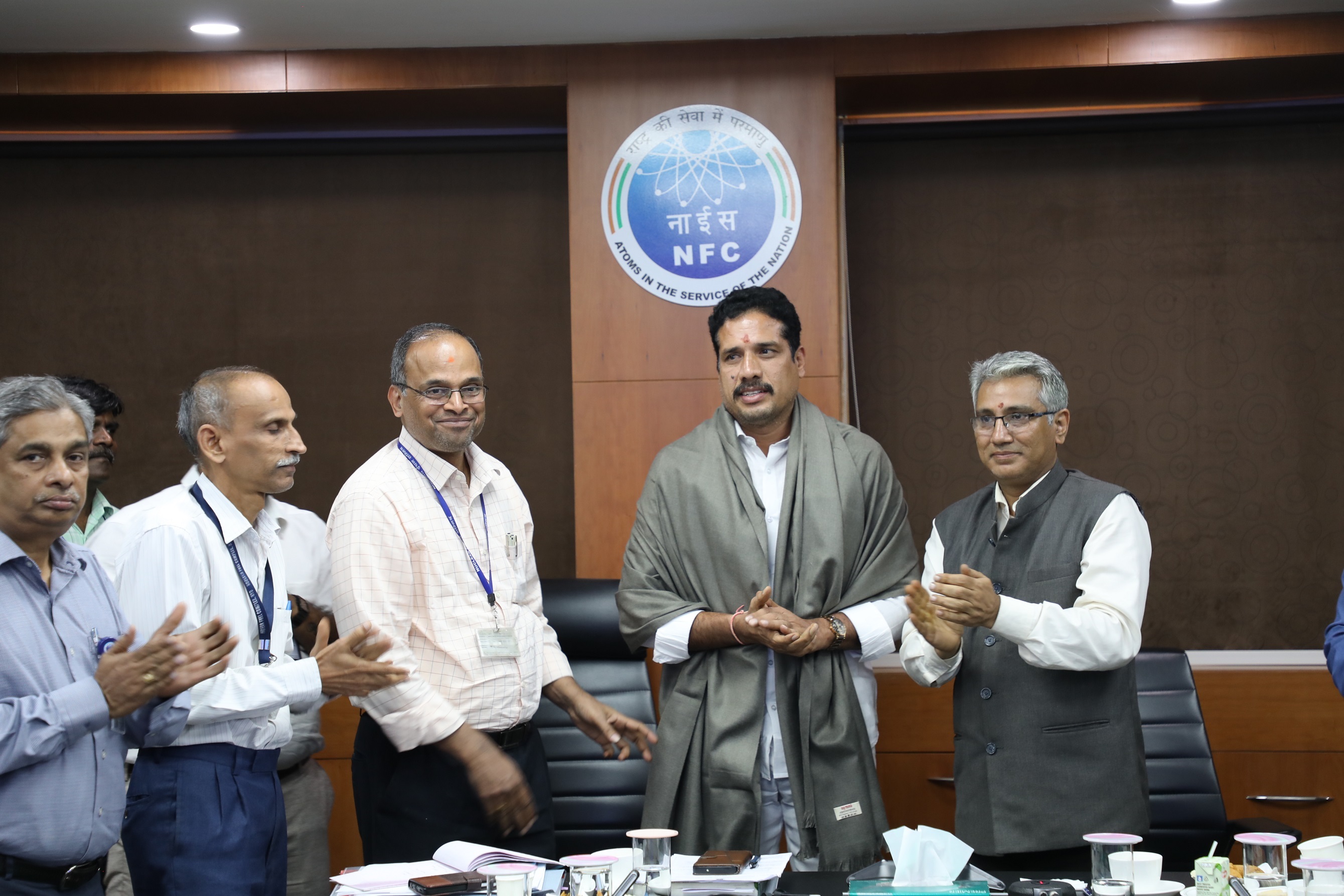Felicitation of Shri Jatothu Hussain, Hon'ble Member, National Commission for ST.