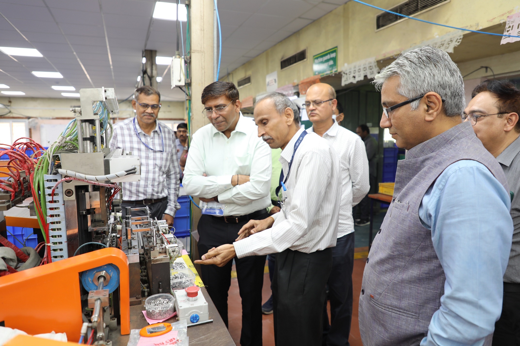 Shri Rajeev Kumar Mital, Additional Secretary & Financial Advisor, DAE visited QA facilities along with Dr. Komal Kapoor, Chairman & CE, NFC. 