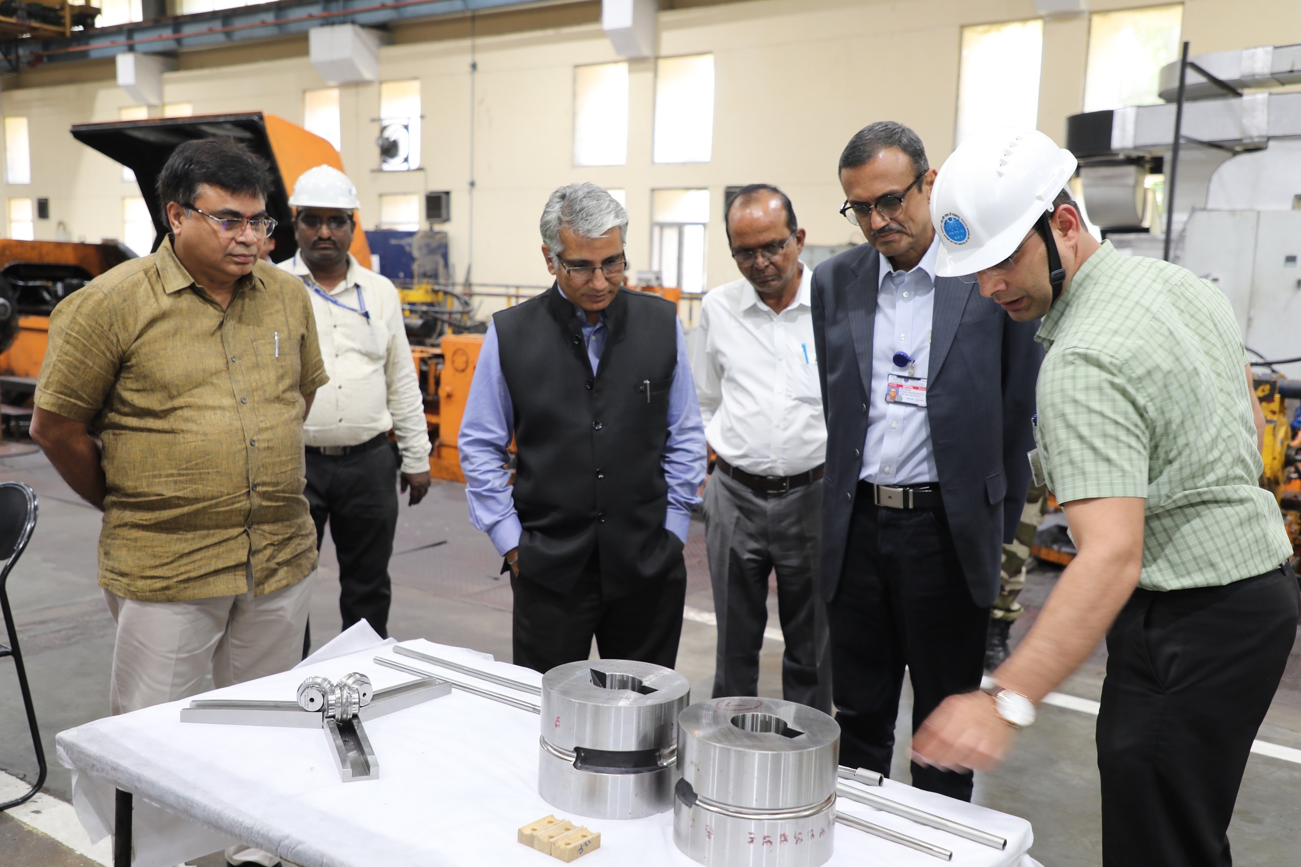 Visit of Shri V Rajesh, Director (Technical), NPCIL to plants along with Chairman & CE, NFC. 