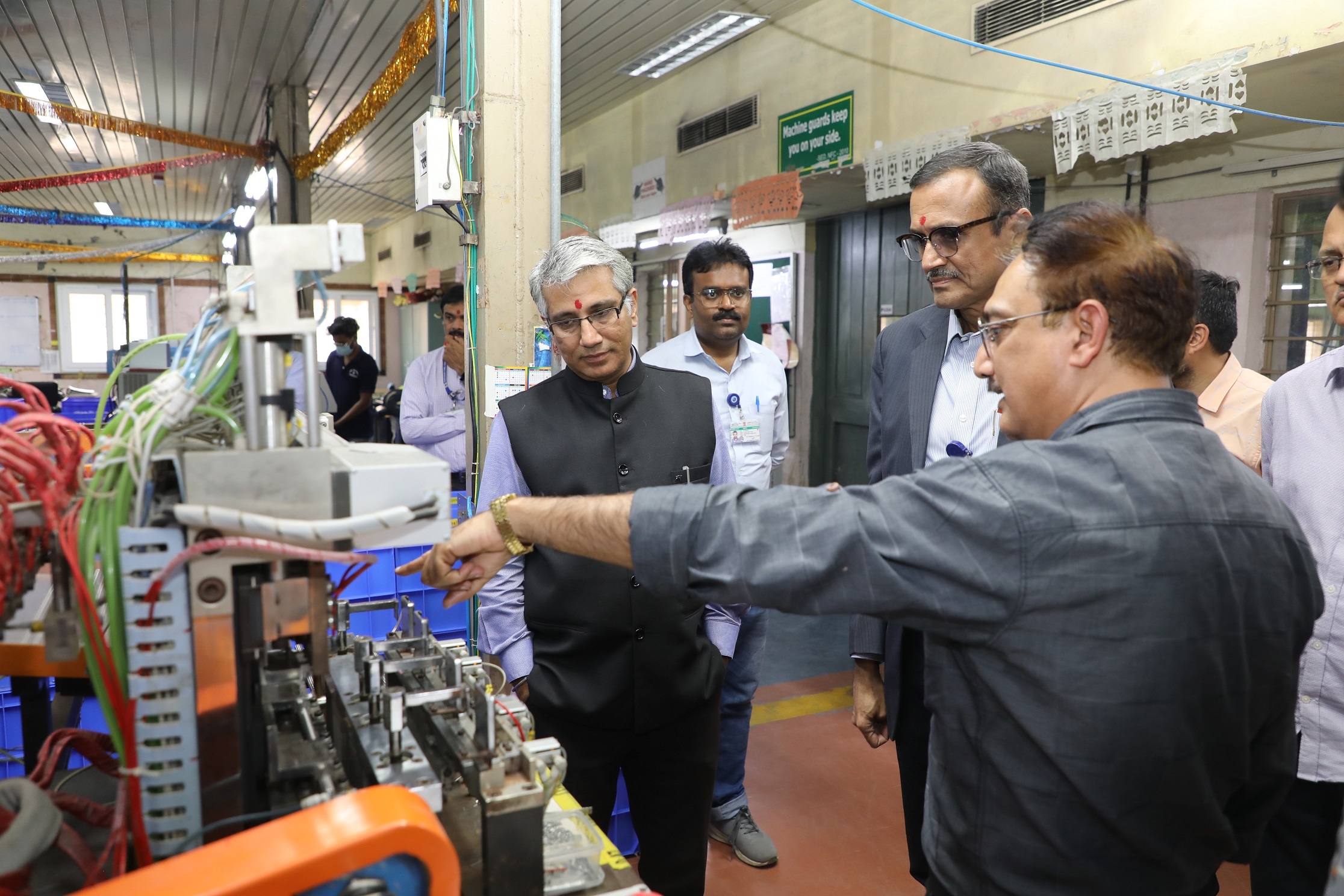 Visit of Shri V Rajesh, Director (Technical), NPCIL to plants along with Chairman & CE, NFC. 