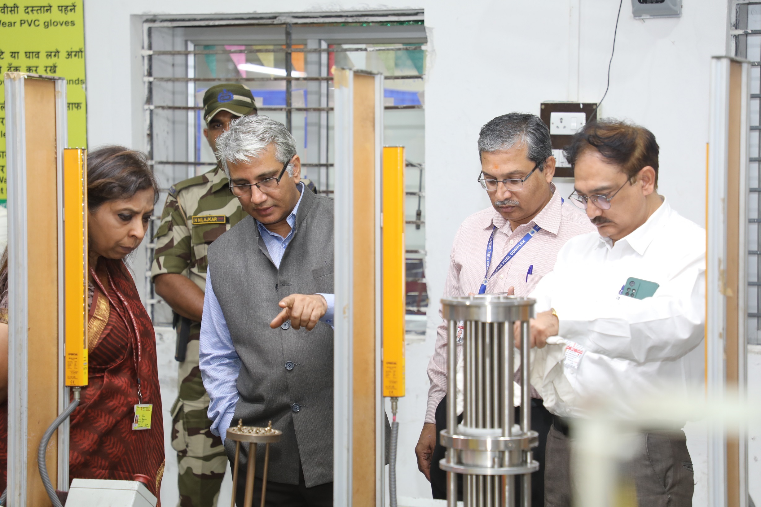 Visit of Smt Seema Jain to plants along with CE, NFC. 