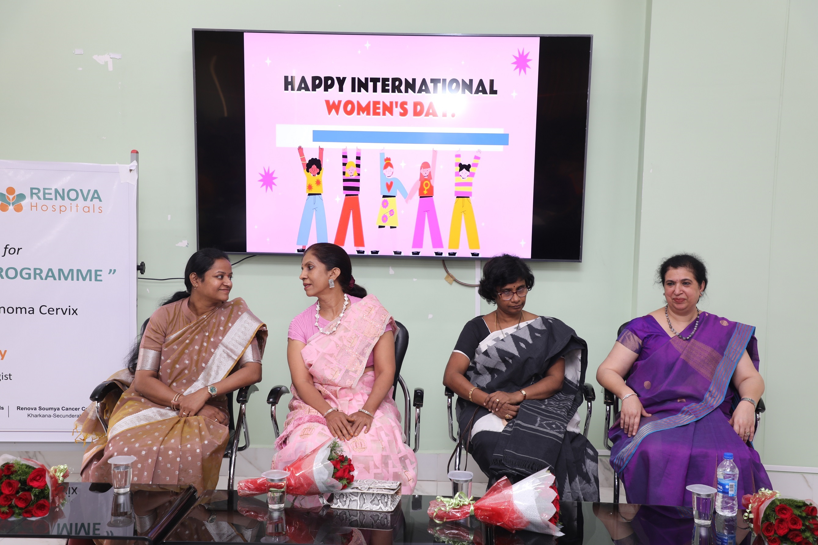Dignitaries on the dais. 