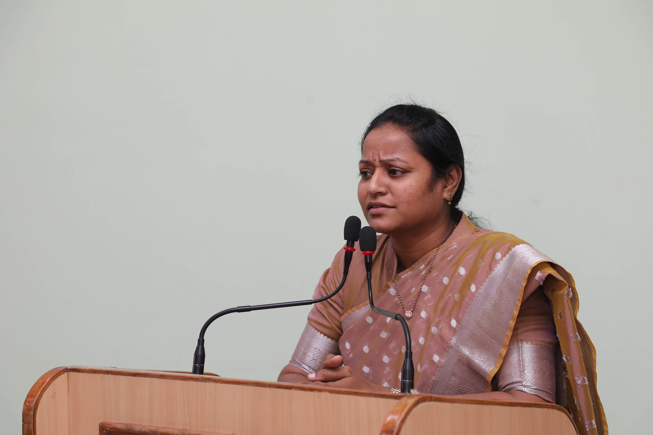 Lecture by guest speaker Dr. K Lalitha Reddy. 