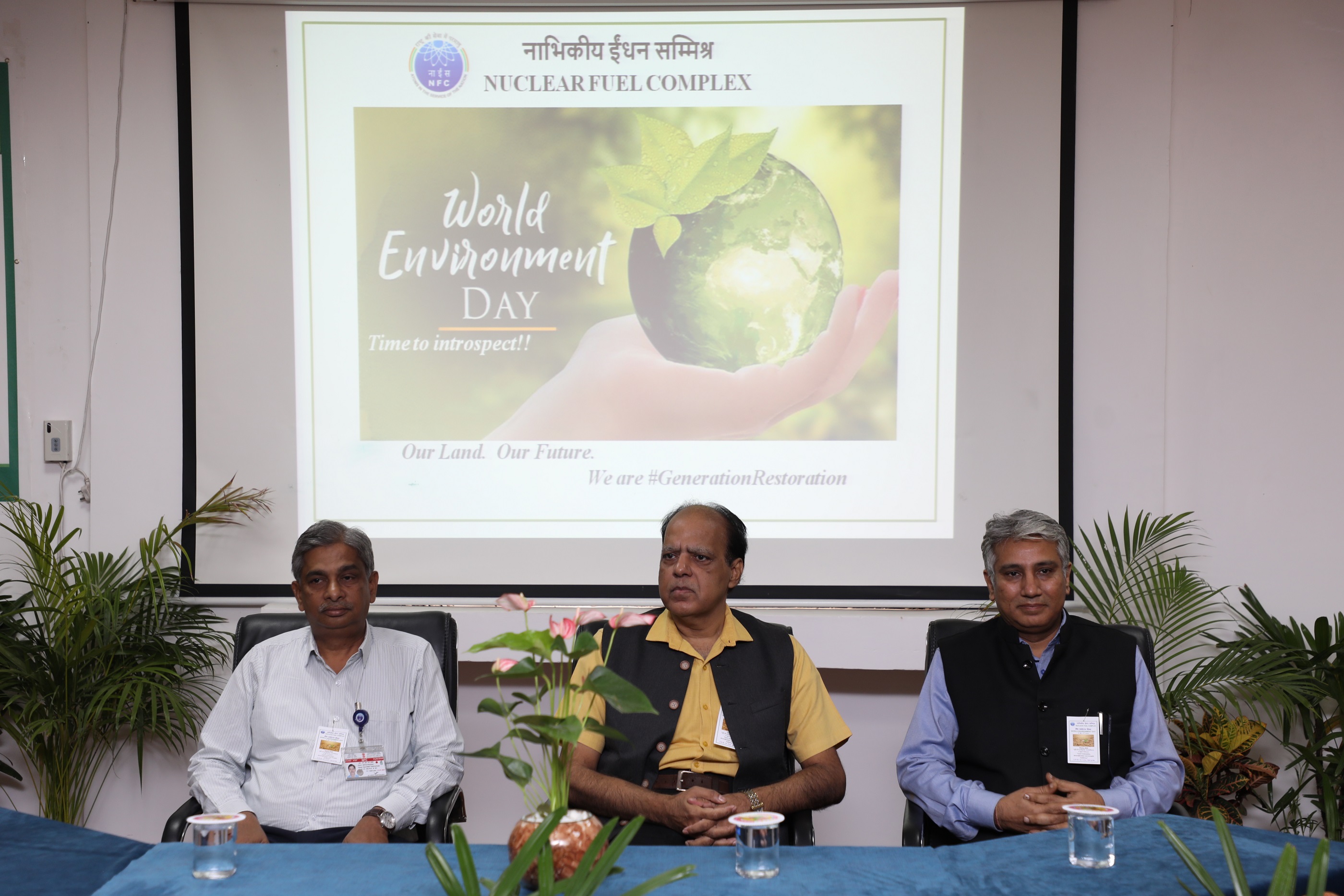  Dignitaries on stage on the event of World Environment Day - 2024.
