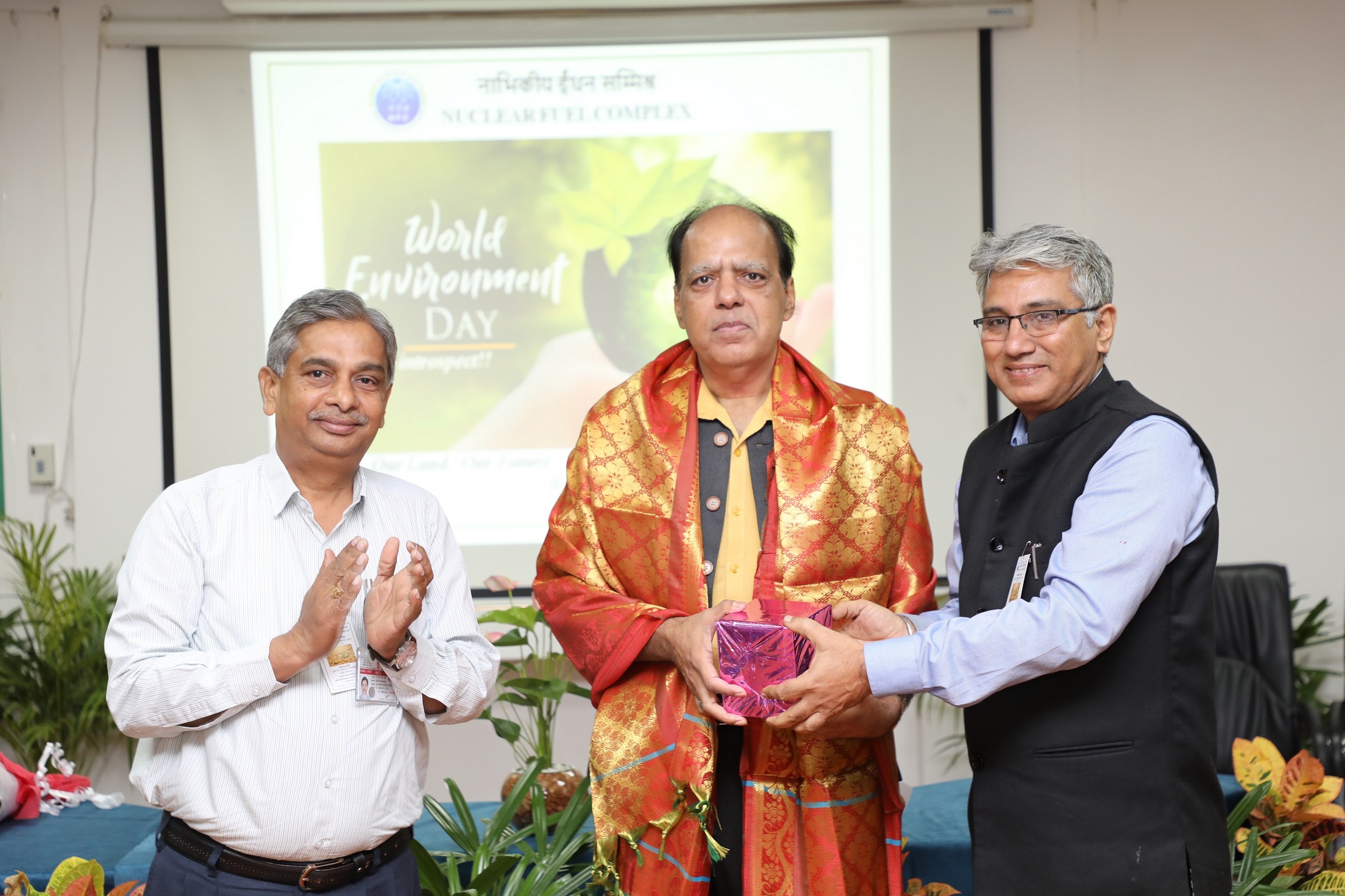 Felicitation of Chief Guest, Dr. A.K. Tyagi. 