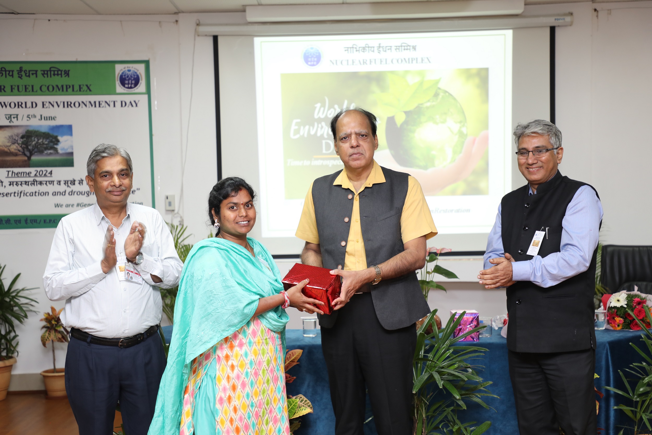 Award Distribution to prize winners. 