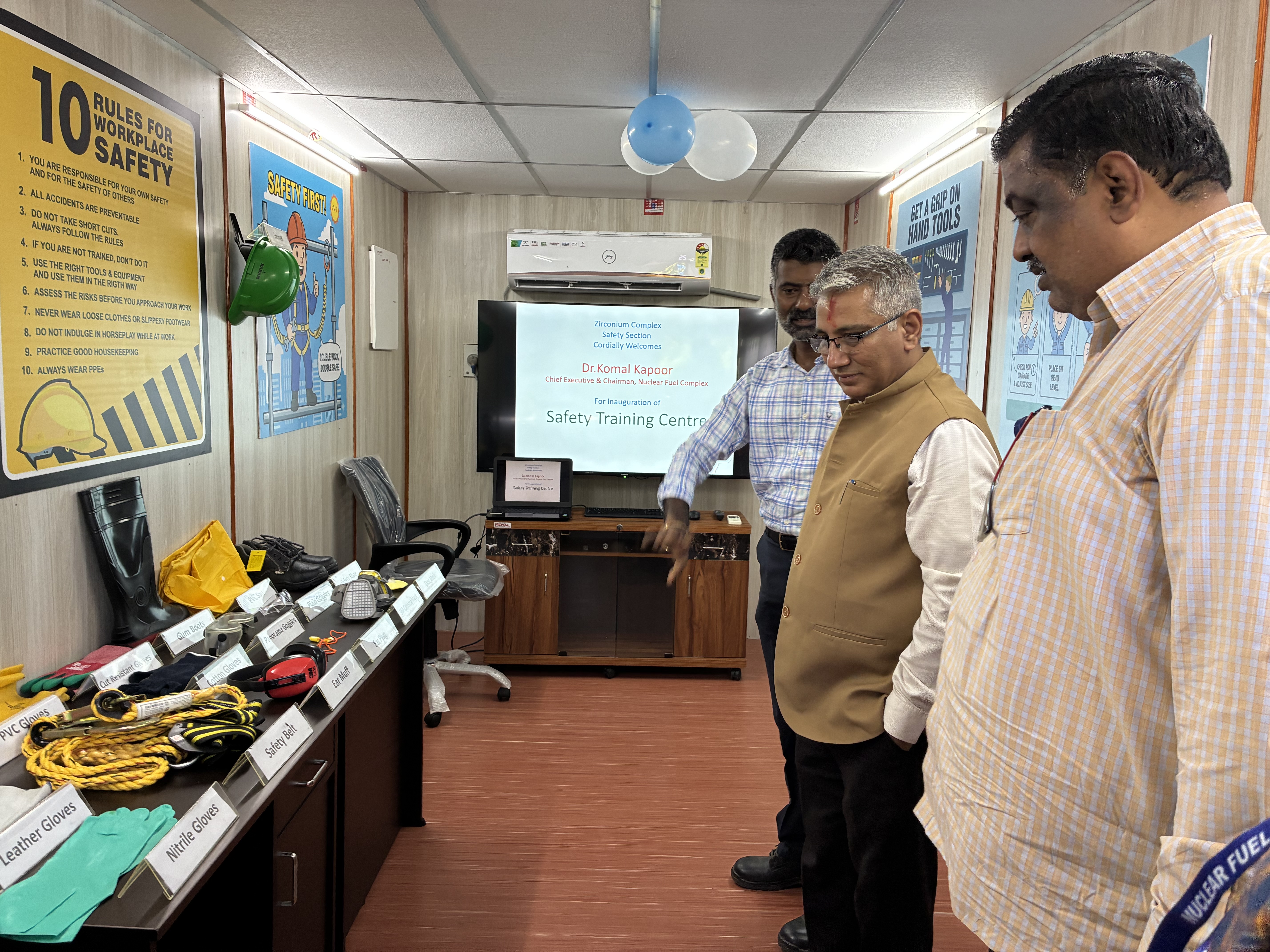Safety Training Centre inauguration by CE, NFC